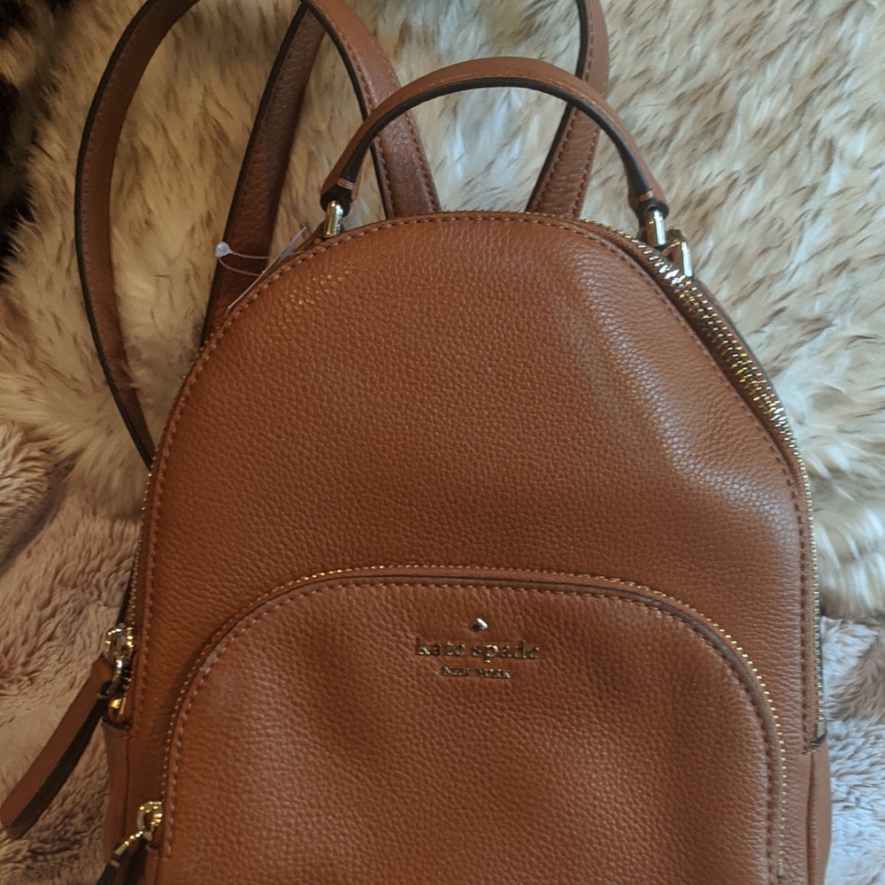 Kate Spade  med pebbled backpack